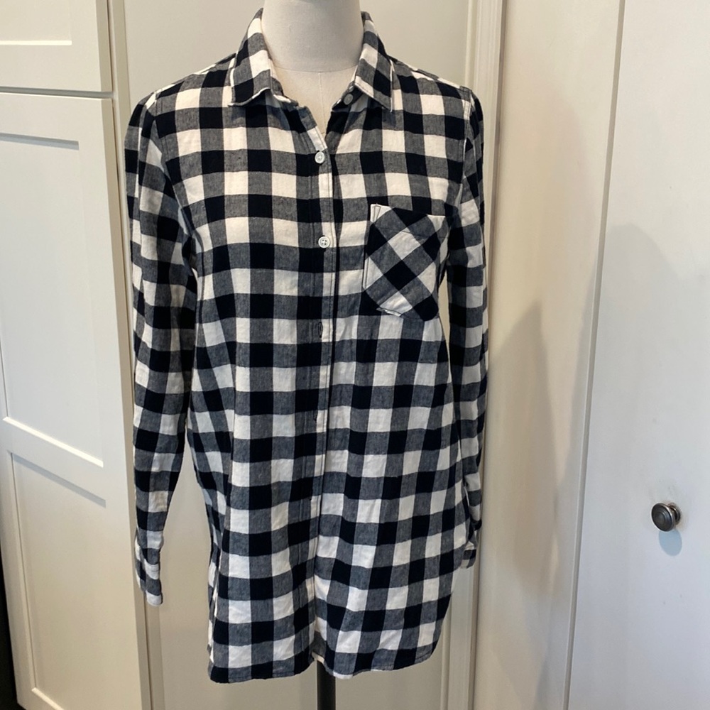 Old Navy flannel “the tunic shirt” medium